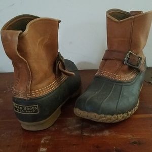 Vintage Maine LL Bean duck ankle rain boots